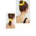 Guvass 2 Pack Yellow Velvet Hair Scrunchies - Soft Hair Ties for Women - Buy Online on GoSupps.com