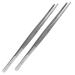 May - Set - 2X terrarium tweezers 30 cm long - feeding tweezers - feeding tongs - terrarium tweezers - straight design - stainless steel