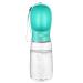 Emwel dog water bottle 550ml pet cat drinking bottle of wearable travel drinking bottle water dispenser for camping walking hiking training on the way outdoor blue 550 ml blue