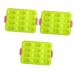 3 Pcs Silicone Cake Mold Bread Silica Gel Baking Pan