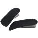 GLEAVI PU Shoe Insoles - 2 Pairs Height Increase Inserts for Men & Women - Invisible Arch Support Pads - Half Size Black - Buy Online on GoSupps.com
