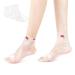 200 pcs Chaussettes Jetables en Plastique pour P dicure et Paraffine pour Bains de Pieds Transparent
