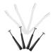 4 Sets Portable Eyebrow Trimmer Razor Blades for Men Razors Trimmer for Men Razor for Face Dermaplaning Tool for Face Tinkle Shaver Eyebrow Shaping Tool Eyebrow Shaper for Women