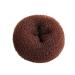 CLOTHOBEAUTY Extra Small Kids Hair Bun Donut Maker - 3 Piece Set | Ring Style Chignon Doughnut Shaper for Short and Thin Hair - 2.5 inches Brown - Buy Online on GoSupps.com