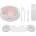 EVSCAN Cartoon Potted Contact Lens Container - Pink - Lightweight & Portable for Travel - Mirror Look Design - Buy Online on GoSupps.com
