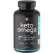 Sports Research Keto Omega with Wild Sockeye Salmon Oil 120 Softgels