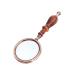 Magnifier 10X Handheld Magnifying Glass Antique Free Lens for Reading Senior Low Vision Books Map Inspection Handcraft Hobby 225 * 88 * 30mm Good Times