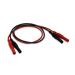 Shrouded 4 mm to 4 mm lead 1000 V CAT III 0.5 m red