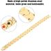 Magnetic Weight Loss Bracelet - Slimming Therapy Bangle Jewelry for Fatigue Relief and Pain Reduction - Gold - Buy Online on GoSupps.com
