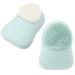 Small Facial Cleansing Brush 2 in 1 for Face Exfoliation Soft Bristles and Silicone Face Scrubber for Men  Dual Sided Face Scrub Brush for Facial Scrub Exfoliating Massaging Face Exfoliator-Blue