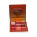 FOMIYES 9 Makeup Cosmetic Highlighter Pearlescent Glitter Diamond Eye Metallic Eyeshadow Colors Shadow 1 count (Pack of 1) Red