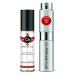 CA Perfume Duo Impression of Lauren Paulo Red For Men Eau de Parfum Refillable Atomizer Sprayer + Fragrance Body Oil Long Lasting Sample Travel Size Roll-On Bottle 0.27 Fl Oz+0.33 Fl Oz
