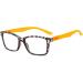 Suertree Spring Hinge Reading Glasses (3 Pack) - 2.0x Diopter Visual Aid for Men & Women - Black Yellow Red - Buy Online on GoSupps.com