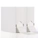 Double pack of 250 packs/roll of cellulose wipes in a neutral dispenser box