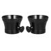 harayaa 2 Pieces Shaving Soap Bowl Smooth Durable Shaving Mug for Father Husband Men