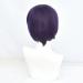 Lwiuentx MHA Cosplay Jirou Kyouka Short Black Purple Wig | Free Wig Cap Included | International Shipping - Buy Online on GoSupps.com