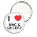 I Love Mac N Cheese - 55mm Round Compact Mirror