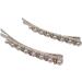Topkids Accessories Sparkly Crystal Hair Clips Vintage Looking Pearl Detailed Bobby Pins For Women & Girls Birthday Prom or Bridal Accessories (Crystal & Pearl Grip) - Buy Online on GoSupps.com