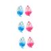 Angoily 6 Pcs Bath Ball Cartoon Bath Sponge Cartoon Mesh Pouf Bath Wash Ball Kids Pouf Sponge Bath Sponge for Kids Bathing Cleaning Sponges Cartoon Shower Loofah Household Mermaid Pe Child