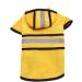 Ultra-Light Waterproof Dogs Raincoat with Hood & Reflective Stripes - Perfect for Small to Medium Dogs - Size L Yellow - Buy Online on GoSupps.com