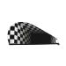 3D Black and White Checkerboard Tunnel Microfiber Hair Towel Soft Super Absorbent Hair Towel Wrap for Women Coral Velvet Quick Dry Hair Cap for Long Curly and Thick Hair