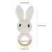 Shop Ncbvixsw Baby Wood Pouring Ring | Crochet Bunnies Rattles & Pacifier Bracelet - Safe Teething Toys for Newborns - Buy Online on GoSupps.com