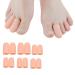 Toe protection 10x silicone toe caps for padding the toe blends corns cornea ideal to run walk stop toe pain beige