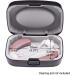Hard Hearing Aid Case - Portable Black Storage for BTE/CIC/IIC/ITE - Buy Online on GoSupps.com