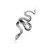 3 Sheets Yeahgoshopping Realistic Big Size Black Snake Waterproof Temporary Tattoo Stickers For Women Men Body Art Waist Decals Fake Tattoo