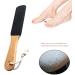 Dajidafu Foot Scrubber Wood Handle Feet Skin File Personal Care Supplies Rasp Accessory Pedicure Tool Scraper for Home Salon Use - Buy Online on GoSupps.com