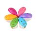 Stobaza 4 pieces toothbrush holder cover cute smile face toothbrush head cover case cover with suction cup portable toothbrush protection for home family travel