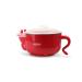 Neno Thermal Children's Tableware Set - Baby Feeding Containers Fork and Suction Bowls in Mucca Red | 200ml Silicone Bottle | Safe & Non-Slip - Buy Online on GoSupps.com