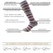 Zlyj Compression Stockings for Women & Men - 3 Pairs Patterned Knee Socks for Running & Fitness - Buy Online on GoSupps.com