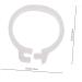 Sosoport 200 Pcs Pigeon Anklet Bird Supplies Chicken Tags Duck Charms Cuff Plastic White Chick Supplies 1.3X1.3CMx2pcs Whitex2pcs - Buy Online on GoSupps.com