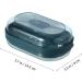 GAXIRE 2pcs Box Soap Box Portable Soap Dish Toilet Soap Holder Soap Dish with Cover Bar Soap Holder for Shower Kitchen Soap Holder Soap Dish with Lid Trays Toiletries Household Pp Travel - Buy Online on GoSupps.com