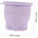 Mipcase Tool Makeup Brush Makeup Cleaner for Brush Cleaner Mat Brush Cleaning Cup Brush Cleaning Pad Silicone Brush Scrubber Washer Cosmetic Silica Gel Purple 9.2X9.2X8.6CM Purple - Buy Online on GoSupps.com