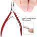 Verdant Touch Manicure Scissors Stainless Steel Nail Dead Skin Scissors Calluses Remover Nail Trimmer Clipper Manicure ToolRed - Buy Online on GoSupps.com