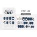 dijiusidy False Nail Perfect Matching Simple to Wear Fingernail Full Coverage Press Type Strong Viscosity Adjustable Paster Type 1 F741 Type 1 F741 - Buy Online on GoSupps.com