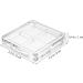 Baluue 6 Pcs Empty Eyeshadow Palette Makeup Palettes Plastic Empty Makeup Containers - Buy Online on GoSupps.com