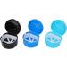 Verdant Touch Retainer Case | Robust Waterproof Denture Box | 3-Piece Portable Oral Clinic Storage - 11.9 x 6.1 x 3.1 cm - Buy Online on GoSupps.com