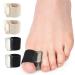 2Pairs Toe Separator - Toe Straightener - Bunion Corrector for Women Men Overlapping Toes - Toe Spacers for Nighttime Running & Yoga Practice Plantar Fasciitis (S)