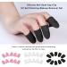 10 pi ces outils pour ongles dissolvant de Silicone manucure vernis tremper capuchon Clip doigts d graissant nettoyant manchon UV vernis enveloppes - Buy Online on GoSupps.com
