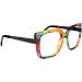 Zeelool Reeves ZOP02129 Floral Oversized Square Blue Light Blocking Glasses | UV400 Protection | Multicolor Lens - Buy Online on GoSupps.com