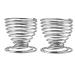 Milopon 2pcs makeup puff stand sponges powder quaste storage rack made of stainless stainless steel wire wire spiral feather for beauty blender bracket (silver)