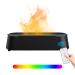 Aroma diffuser with flame effect 200 ml 7 colors light flame Diffusor for essential oils aromatherapy diffusers 2/4/6h Timer function with remote control waterless auto-power-off protection