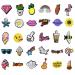 Different Shoe Charms Shoes Decoration Accessories for Croc Wristband Bracelet Girls Boys Teens Kids Birthday Party 30 Pcs B