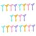 Didiseaon 20 Pcs Eyeliner Make up Tools for Eyes Make up Miss Auxiliary Supplies With Wings