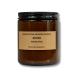 Coconut Wax Scented Candle - Wood Wick - Paraffin Free - Long Lasting - Crackle - Essential Oils - Smoke Free - (Roses 8 Oz.) Roses 8 Oz.
