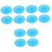 Zerodeko 12 Pcs Silicone Cup Lid Silicone Cover Travel Fruit 11x11x3cmx3pcs Light Bluex3pcs