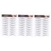 Balacoo 3 Sheets Waterproof Eyebrow Stickers Mens Sticking Stuffers Hair- Temporary Brow Tattoos Make up 3d 21x15cm Black